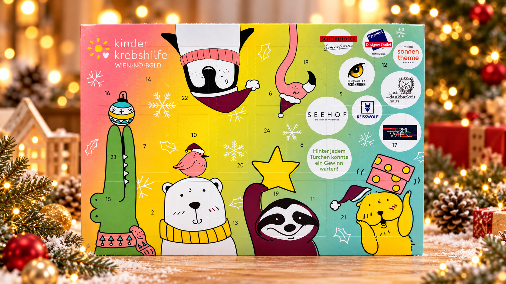 Adventkalender der Kinderkrebshilfe Wien-NÖ-Burgenland